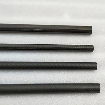 4ks 3K uhlíkové vlákno trubice OD 8mm-30mm vysoká tvrdost kompozitních uhlíkových vláken nosné trubky z Uhlíkových vláken model ojnice