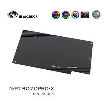 Bykski Vodní Blok použít pro Palit RTX 3070 GamingPro OC GPU Karta / Plné Pokrytí Měděné Chladiče Blok /RGB / RGB