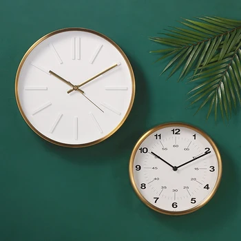 Jednoduché, Tiché Nástěnné Hodiny, Moderní Design, Kreativní Quartz Bílé Nástěnné Hodiny Kulatého Minimalistický Malé Reloj Porovnání bytové Dekorace E5ZB