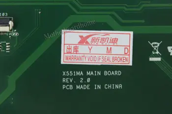 S 2 jádra / 4 jádra CPU X551MA základní Deska Pro Asus D550M F551M X551M Notebooku základní deska X551MA základní Deska základní Deska X551MA
