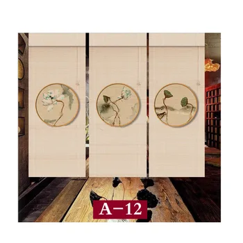 První generace tištěné oddíl, v Japonském stylu bambusové žaluzie, zatemnění, domácí záclon, zastíněné čajovna rolety, Chines