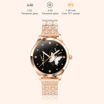 Reloj inteligente mujer smartwatch 2020 redondo reloj elegante LEMFO LW07 plaza españa Monitor srdečního tepu, IP67 vodotěsné