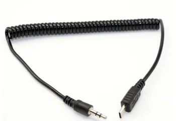 3,5 mm-S2 Dálkové Ovládání Závěrky Připojit Kabel Kabel pro Sony A9 A7 A7R A7S A7SII A7RII A7M2 A7RIII A6500 A6300 A6000 A5100 TW-283