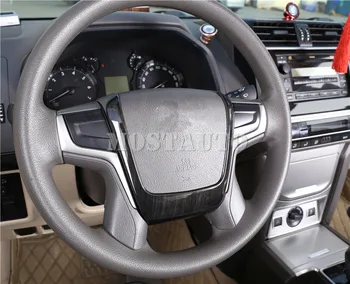 Pro Toyota Land Cruiser Prado FJ150 Černý Volant Flitry Kryt Obložení 2018-2019 1ks Auto Příslušenství, Vnitřní Auto Dekor