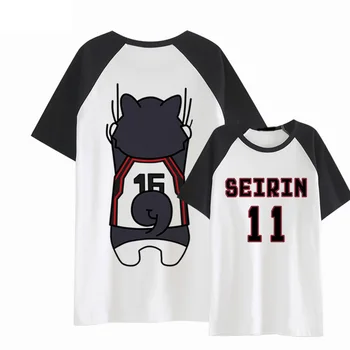 Kuroko bez Košíku T-Shirt Anime Kuroko Žádný Basuke Seirin 11 Cosplay T Shirt Módní Muži Ženy Krátký Rukáv Bavlna Trička