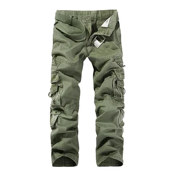 JODIMITTY 2020 Vysoce Kvalitní Pánské Cargo Kalhoty Ležérní Volné Multi Pocket Vojenské Dlouhé Kalhoty Pro Muže Camo Joggers Plus Velikost