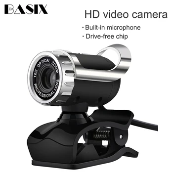 BASIX Webová Kamera USB s Vysokým Rozlišením webová kamera Webová Kamera MIC Clip-on pro Skype pro Youtube na Počítač PC, Notebook Notebook, Fotoaparát