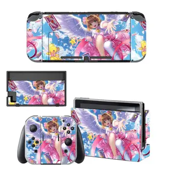 Card Captor Sakura Nintendo Přepnout Skin Samolepka NintendoSwitch samolepky skiny pro Nintend Spínače Konzole a Joy-Con Controller
