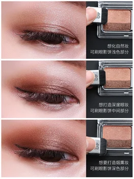 Double Color Gradient Líné Oční Stíny Paleta Make-Up Glitter Oční Stíny Paleta Vodotěsné Lesk Oční Stíny Shimmer Kosmetiky