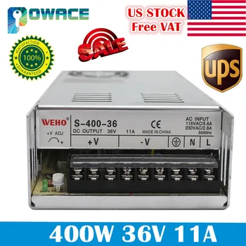 [Loď] 400W 48V / 36V /60V / 70V DC Přepínání Napájení S-400 CNC Router s jedním Výstupem Pěnění Mlýn Střih Rytec Plazma