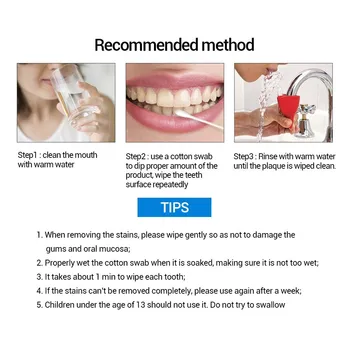 LANBENA Zuby Bělení Podstatu Prášek Ústní Hygiena Čistící Sérum Odstraňuje zubní Plak a Skvrny, Bělení Zubů, Zubní Nástroje, zubní Pasty