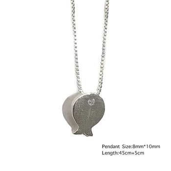 Jednoduché Módní Roztomilé Malé Ryby, 925 Sterling Silver Přívěsek Náhrdelník Pro Ženy, Dívky Designer Elegantní Šperky Velkoobchod
