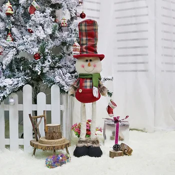 1ks Nastavitelný Vánoční Panenka Dekorace Vánoční Strom Dekorace Inovativní Santa Sněhulák Dekorace