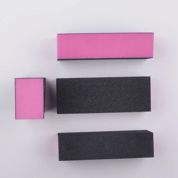 25pcs Povolání Růžové Náměstí Houba pilník Buffer Bloku Broušení Houba pilník na Nehty DIY Nail Art Manikúra Leštění Nástroje Souboru