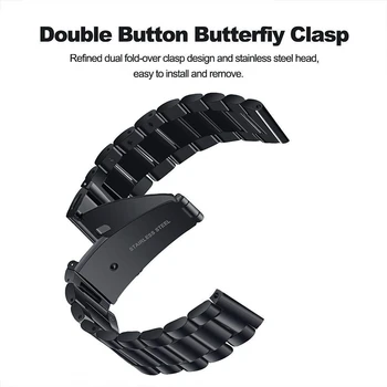 Originální řemínek Pro Xiaomi Amazfit GTR 2E hodinky kapela Pro Huami Amazfit Stratos 2 2S náramek 22mm Nerezové oceli, Pásek, Náramek