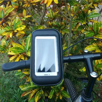 2020 Vodotěsné Kolo Držák na Mobilní Telefon Motocykl Řídítka Bag Pouzdro pro Bike Telefon Držák Kompatibilní s většinou chytrých telefonů A