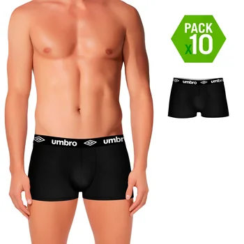 UMBRO Boxerky typu boxer pack Top 10 disky v černé barvě pro muže