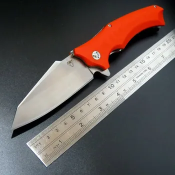 Vysoce Kvalitní Hadí hlavy G10 skládací nůž Napodobit Medford nůž Použít 9cr ocelí +Tvrdost 59HRC kuličkové ložisko nože venkovní nástroj