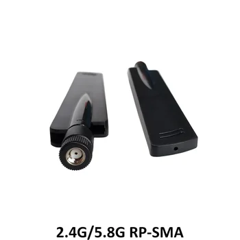 2ks 2,4 GHz 5 ghz 5.8 Ghz Anténa 8dBi RP-SMA Konektor, Dual Band 2.4 G 5G 5.8 G wifi Antena anténa SMA female bezdrátový směrovač