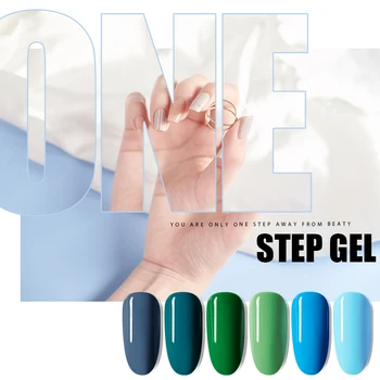 ROHWXY Jeden Krok Gel Pro Manikúru 10 ml Nail Gel Není Třeba, Základní A Vrchní Nátěr Pro Malování UV One Step Gel 3 V 1 Pro Nail Art Nástroje