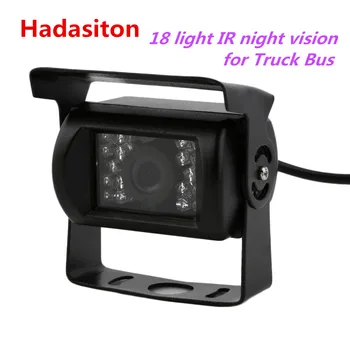 Vodotěsné Vozidla Záložní Fotoaparát 18 IR Noční Vidění Auto Přední / Zadní Kamera pro 12-24V Truck / Bus