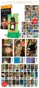 180 Ks/Set Anime Spirited Away Velké Pohlednice, Pozdrav, Karta, Poselství, Karta, Dárek, Psací Potřeby