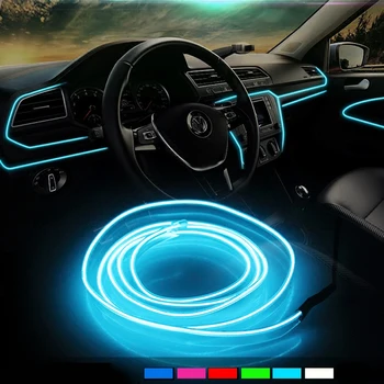 Auto příslušenství atmosféru lampa EL studené světlo line LED Okolního Světla Pro Renault Koleos Megane Scenic, Fluence Laguna Velsatis