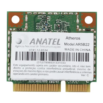 Atheros AR5B22 300Mbps Dual band Wireless 2.4 G/5Ghz Wi-Fi + Bluetooth 4.0 COMBO Karta Wifi 802.11 a/b/g/n Lan Sítě Pro Notebook