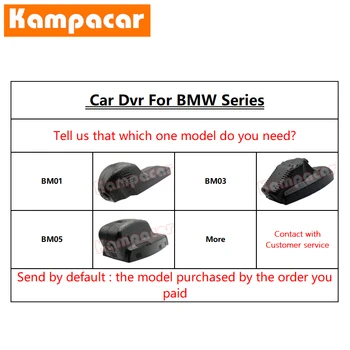 Kampacar BM17-D DashCam Pro BMW X3 F25, X4 F26 X5 F15 X6 F16 X7 F23 M 1 2 3 4 5 6 7 Řada F21 F30 F11 320 520d 640i 650i Auto Dvr