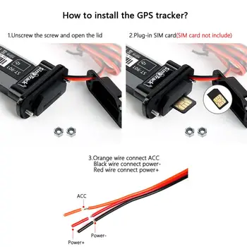 3G WCDMA Mini Tracker Vodotěsné Vestavěný Akumulátor GPS ST-901 pro Vozu zařízení gps motocykl s on-line sledovací software
