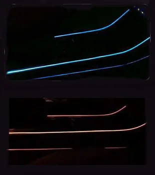 NOVÁ Úprava Interiéru Vozu Atmosféra Multi Color LED Světlo, Změna Ovládací Příslušenství pro Tesla model 3 Light Strip