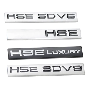 Bar Znak pro Range Rover SPORT SDV6 HSE Luxury SDV8 Car Styling Dovybavení Plnění Odznaku Kufru Nálepka Kovové Černý Chrom