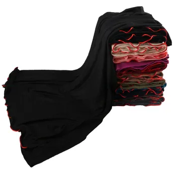 RedlineSGM 180*80cm, Dvě Boční Redline prostý Jersey Šátek Měkké Materail Dlouhé Šály Zábaly jednobarevné Módní ženy šátek hidžáb