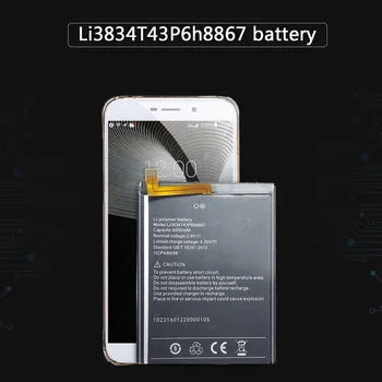 Li3834T43P6h8867 Mobilní Telefon Náhradní Baterie 4000mAh Pro UMI SUPER/Pro UMI Max