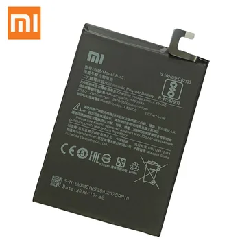 Xiao Mi Xiaomi BM51 Telefon Baterie Pro Xiao mi Max3 Max 3 5500mAh BM51 Originální Náhradní Baterie