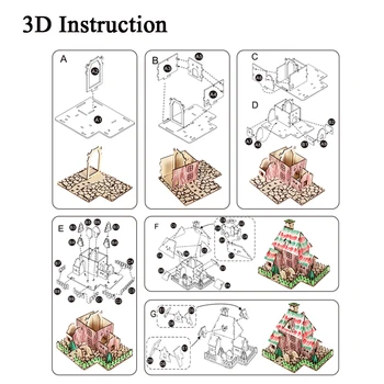 Ruské Kolo 3D Dřevěné Výstavby Puzzle Stavební Model DIY Puzzle, Vzdělávací Hračky, Děti, Narozeniny, Vánoční Dárky
