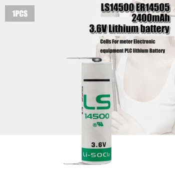 1KS Vysoce kvalitní SAFT AA 14500 3.6 V 2600mAh Lithium Baterie Pro Plynoměr Alarm LS-14500 ER14505 S Kolíky