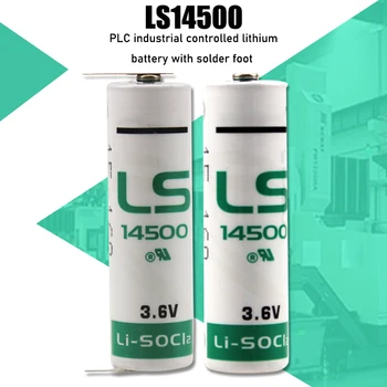 1KS Vysoce kvalitní SAFT AA 14500 3.6 V 2600mAh Lithium Baterie Pro Plynoměr Alarm LS-14500 ER14505 S Kolíky