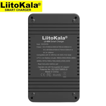 Liitokala Lii-500 18650 nabíječka, nabíjecí 18650 1.2 V, 3.7 V 3.2 V 3.85 V AA / AAA 26650 16340 25500 NiMH lithium baterie nabíječka