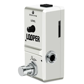 LN-332A Modernizované Malý Looper Elektrická Kytara Efekt Pedál, 10 Minut Looping Neomezené Overdubs