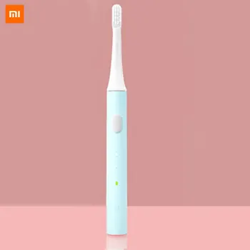 Mijia T100 Sonic Elektrický zubní Kartáček pro Dospělé Ultrazvukové Automatické zubní Kartáček USB Dobíjecí Vodotěsné Zubní Kartáček Pro Xiaomi