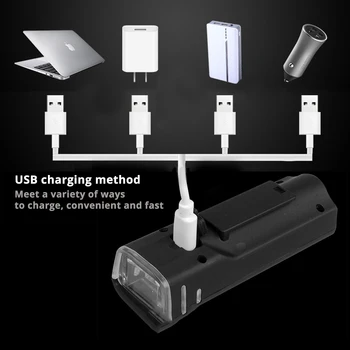 USB Dobíjecí Kolo Světla 3 Režim Osvětlení LED Bike Světlo Nepromokavá Anti-glare Light Inteligentní Indukční Snadná Instalace