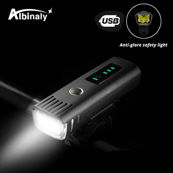 USB Dobíjecí Kolo Světla 3 Režim Osvětlení LED Bike Světlo Nepromokavá Anti-glare Light Inteligentní Indukční Snadná Instalace