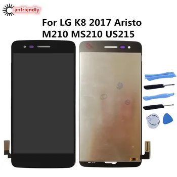 Pro LG K8 2017 X240 Aristo M210 MS210 M200M US215 LCD Displej+Touch Screen Digitizér Montáž Pro LG K8 Lite K350N K350E K350DS