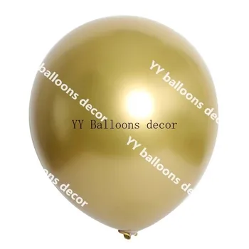 DIY Balónky, Věnec Arch Latex Černá Achát Balón Zlaté Kovové Mramorová Baby Sprcha Narozeninové Party, Svatební Globals Hračky Dekor
