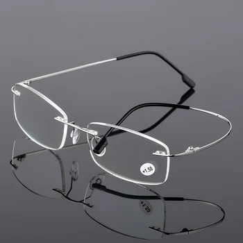Zilead Ultralehké Slitiny Bezrámové Brýle Anti Modré Světlo Business Prebyopia Dalekozrakosti Brýle Brýle Brýle