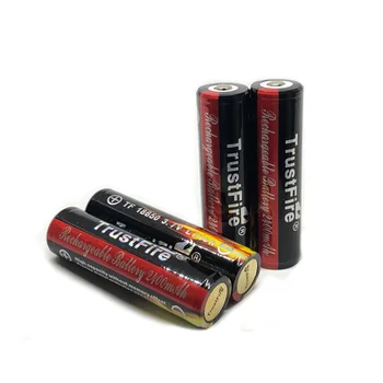 TrustFire Protected 18650 3.7 V 2400mah Lithium Baterie Dobíjecí 18650 Baterie s PCB Pro Svítilny Pochodeň