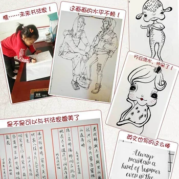 Baoke 4 Ks/Set Čínština, Japonština, Kaligrafie Kartáč Pero Skica Art Fixy Umění Příslušenství Kancelářské Školní Potřeby