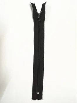 50ks (14 Inch) 35cm Černý Nylon Cívky Zipy na Míru Kanalizace Řemeslo Crafter &FGDQRS #3 Uzavřený Konec