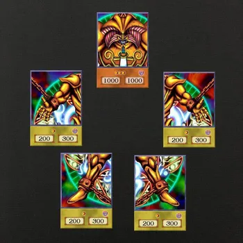 4 kusy Yu-Gi-Oh anime stylu Titan Bojovník Sky Dragon Wing Dragon Klasické Orica proxy karty vzpomínky z dětství